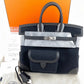 Birkin25 Cargo バーキン25 カーゴ Black ブラック PHW シルバー金具 U刻