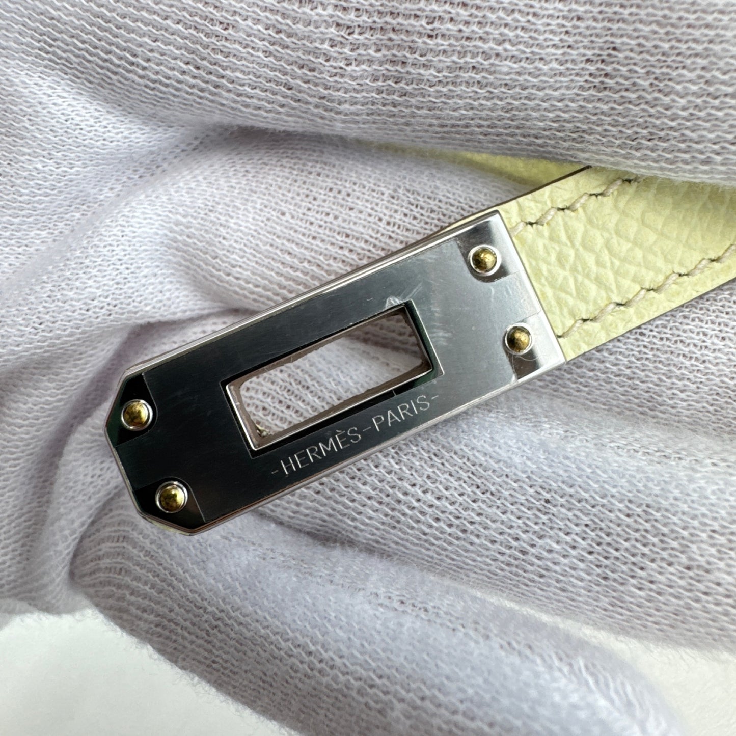 Mini kelly Jaune milton ジョーヌミルトン Epsom エプソン EHW エレクトラム金具 Stamp-W W刻