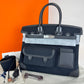 Birkin35 cargo バーキン35カーゴ　Black ブラック  PHW シルバー金具　Toile goelan/Swift　Stamp-W W刻印