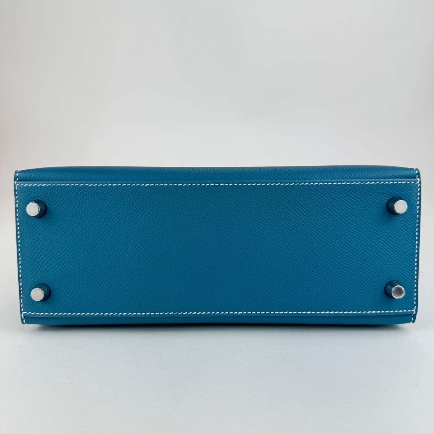 Kelly25 Sellier ケリー25セリエ New bleu jean ニューブルージーン  PHW シルバー金具    Epsom エプソン Stamp-B B刻印