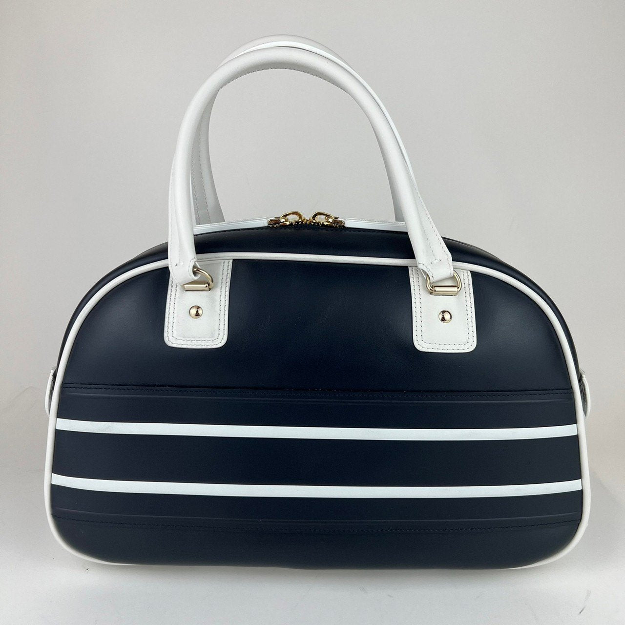 Dior Vibe Medium Classic Bowling Bag ディオール ヴァイブ ミディアム クラシック ボーリングバッグ ネイビー ゴールド金具