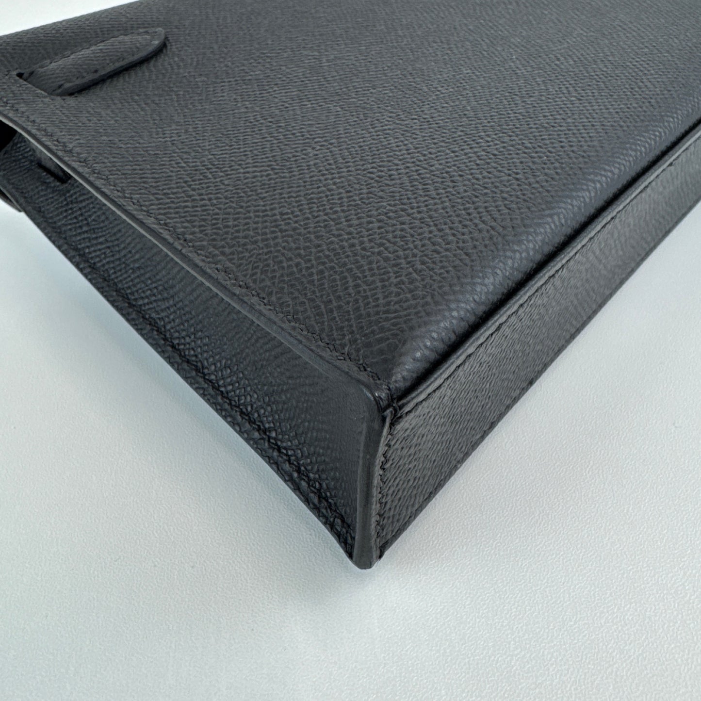Kelly elan ケリーエラン Black ブラック PHW シルバー金具 Stamp-K K刻印 Epsom エプソン