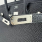 Birkin25 バーキン25 Black ブラック PHW シルバー金具 W刻印 Togo トゴ