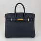 Birkin25 バーキン25 Black ブラック Togo トゴ GHW ゴールド金具 Stamp-K K刻印