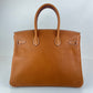 Birkin35 バーキン35 Gold ゴールド GHW ゴールド金具 Stamp-K K刻印 Veau Barenia バレニア
