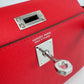 Mini kelly ミニケリー Stamp-K K刻印 Madame マダム Rouge de coeur ルージュデクール PHW シルバー金具 2WAYバッグ ショルダーバッグ ハンドバッグ