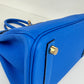 Birkin25 バーキン25 Blue hydra ブルーイドラ GHW ゴールド金具 Stamp-W W刻印 Togo トゴ