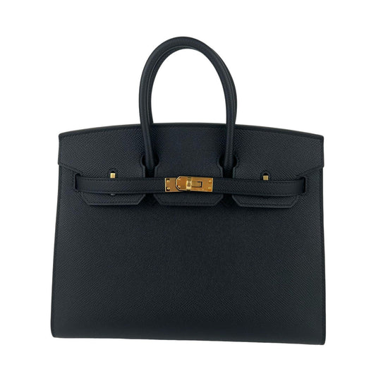 Birkin25 Sellier バーキン25 セリエ Black ブラック  GHW ゴールド金具 Stamp-W W刻印