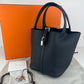 Picotin lock MM ピコタンロックMM Black ブラック Clemence クレマンス PHW シルバー金具 Stamp-K K刻印