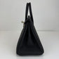Birkin25 バーキン25 Black 黒 PMBHW シャンパンゴールド金具 Stamp-K K刻印