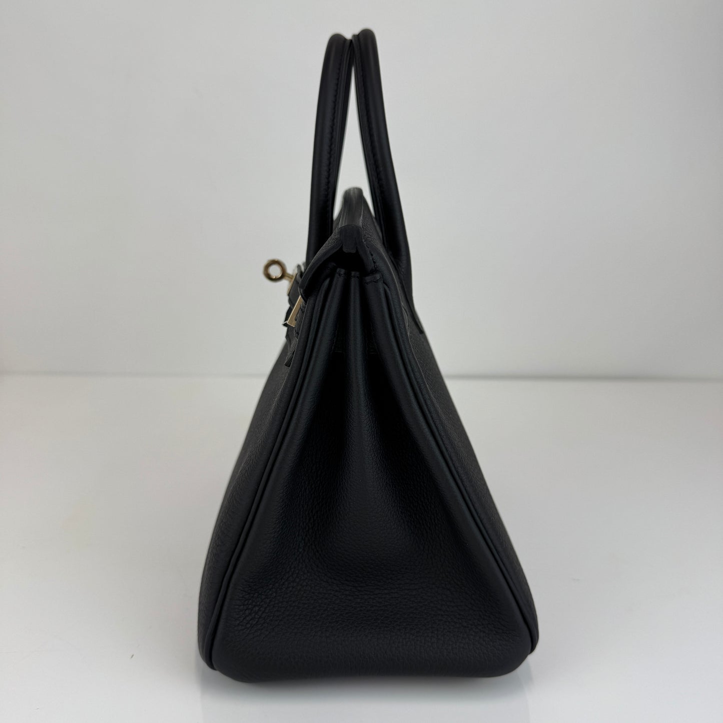 Birkin25 バーキン25 Black 黒 PMBHW シャンパンゴールド金具 Stamp-K K刻印