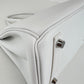 Birkin25 バーキン25 New white ニューホワイト Swift スイフト PHW シルバー金具 Stamp-W W刻印