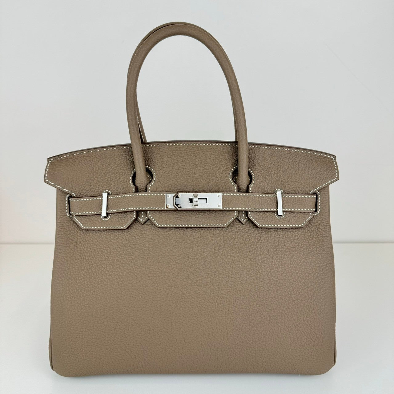 Birkin30 バーキン30 Etoupe エトープ  PHW シルバー金具  Togo トゴ Stamp-W W刻印