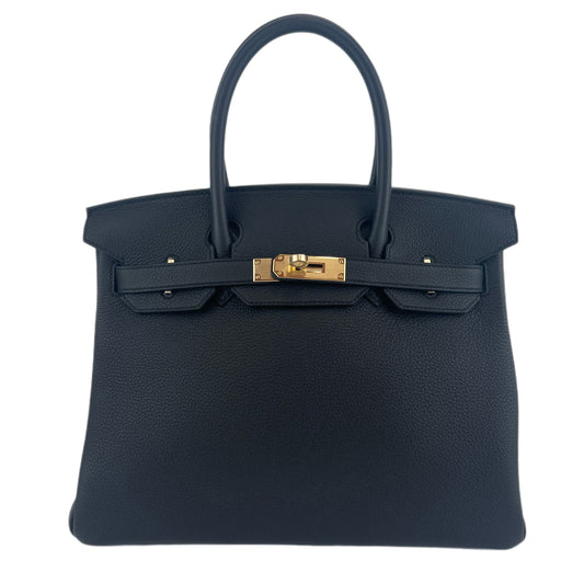 Birkin25 バーキン30 Black ブラック Togo トゴ PMBHW シャンパンゴールド金具 Stamp-K K刻印