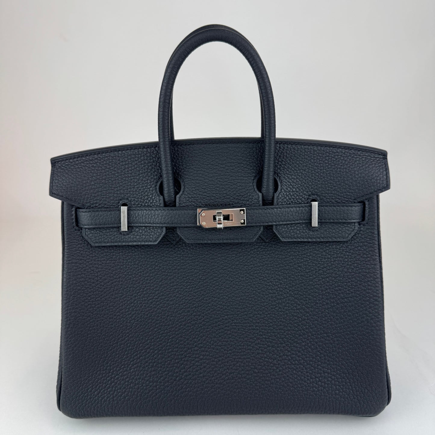 Birkin25 バーキン25 Stamp-K K刻印 Togo トゴ Black ブラック PHW シルバー金具