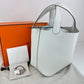 Picotin Lock PM ピコタンロック PM White ホワイト Taurillon Clemence トリヨンクレマンス PHW シルバー金具 Stamp-W W刻印