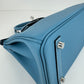 Birkin25 バーキン25 Blue jean ブルージーン　PHW シルバー金具　Stamp-K K刻