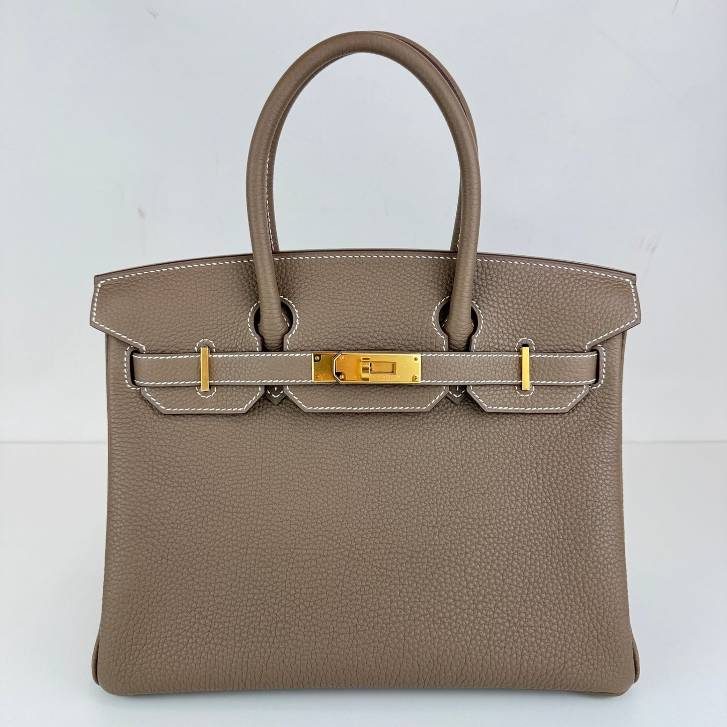 Birkin30 バーキン30 Etoupe エトープ Togo トゴ GHW ゴールド金具 Stamp-W W刻印