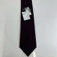 シルクタイ バイカラーHタイ Faconnee H Bicolore tie BOURGOGNE/CHARBON ブルゴーニュ/シャルボン
