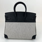 Birkin25 バーキン25 Stamp-W W刻印  Black　ブラック PHW シルバー金具 Toile H/Swift トワルアッシュ/スイフト ハンドバック