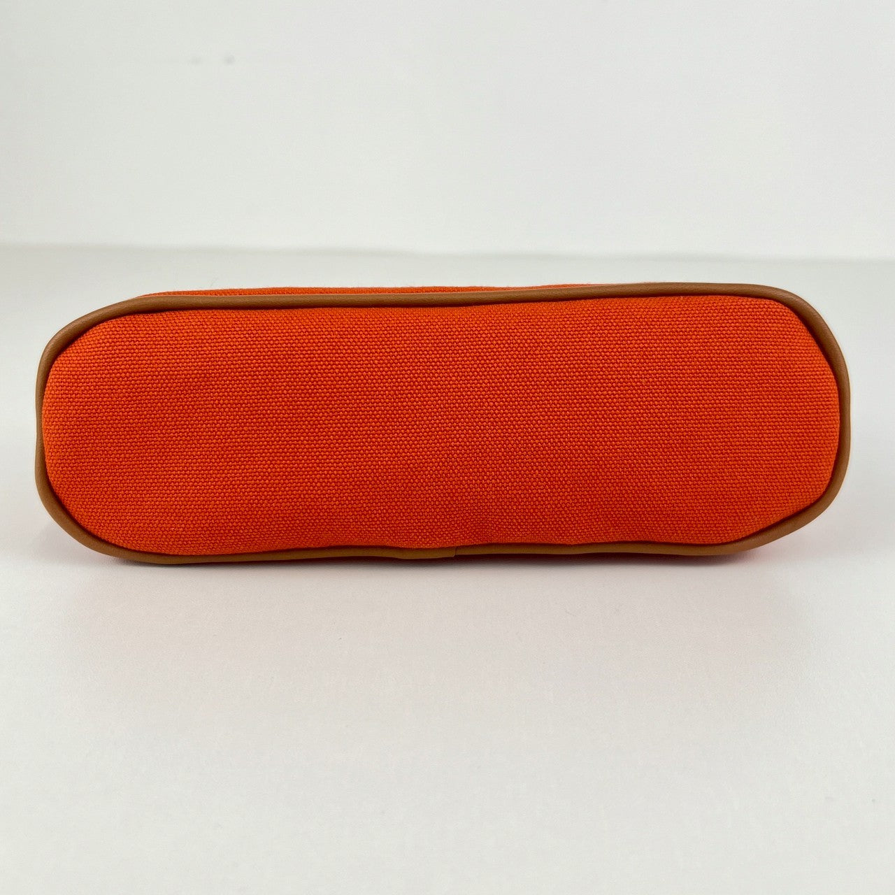 Hermès エルメス Trousse Bolide mini ボリードポーチ ミニ 綿100% Orange feu オレンジフー