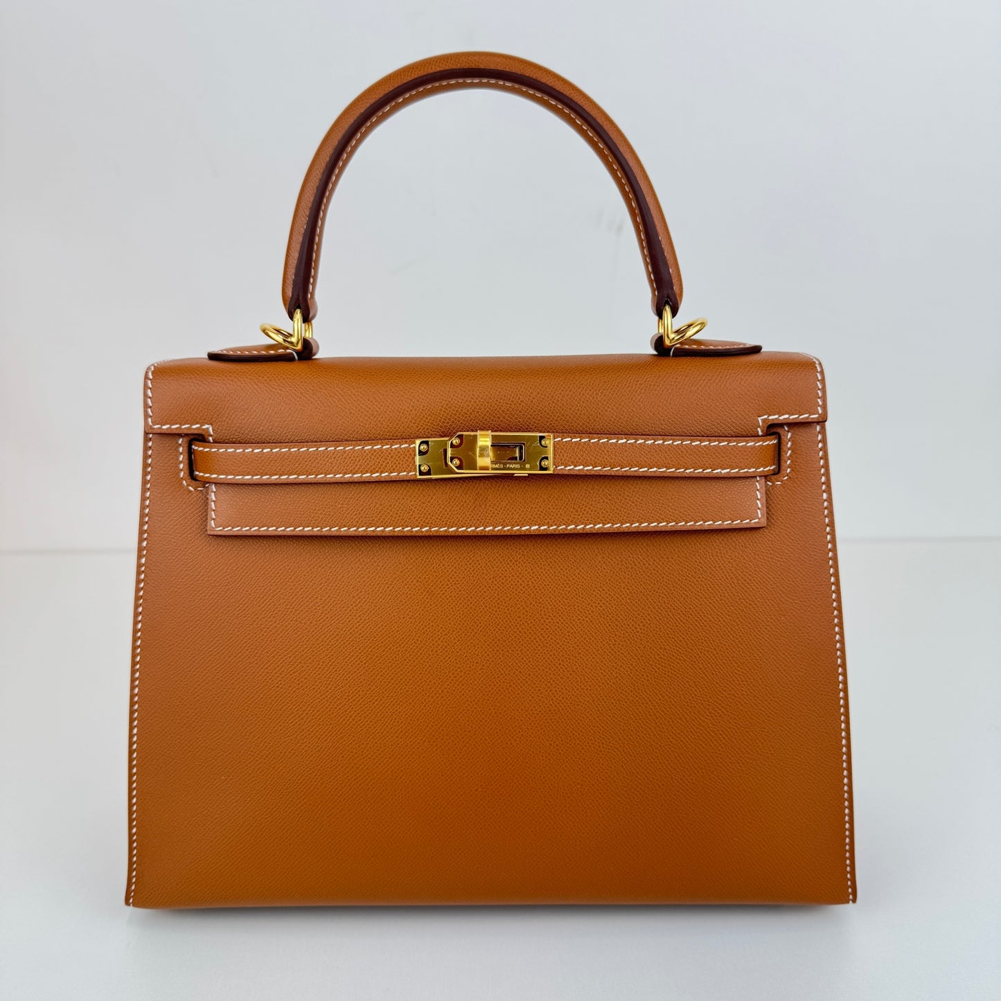 Kelly25 Sellier ケリー25 セリエ Gold ゴールド GHW ゴールド金具 Stamp-K K刻印 Madame マダム