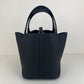 Picotin lock MM ピコタンロックMM Black ブラック Clemence クレマンス PHW シルバー金具 Stamp-K K刻印