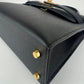 Mini kelly ミニケリー Black ブラック GHW ゴールド金具 Stamp-W W刻