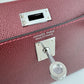 Mini kelly tricolor ミニケリートリコロール Rouge H ルージュH PHW シルバー金具 Stamp-K K刻