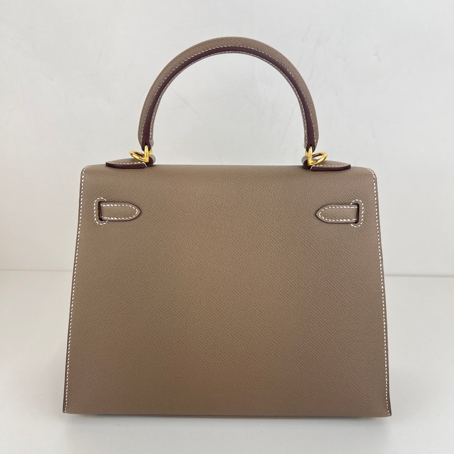Kelly25 ケリー25 セリエ　Etoupe エトープ　GHW ゴールド金具　Stamp-K K刻