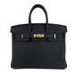 Birkin25 バーキン25 Black 黒 PMBHW シャンパンゴールド金具 Stamp-K K刻印