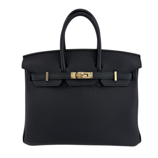 Birkin25 バーキン25 Black 黒 PMBHW シャンパンゴールド金具 Stamp-K K刻印