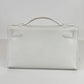 Pochette kelly ポシェットケリー Blanc ブラン B刻 Swift スイフト GHW ゴールド金具