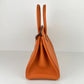 Birkin30 バーキン30 Orange オレンジ  PHW シルバー金具 Togo トゴ Stamp-W W刻印