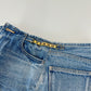 CELINE セリーヌ デニムミニスカート 綿100% light blue denim