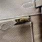 Birkin25 バーキン25 Etoupe エトープ GHW Mat ゴールド金具マット Stamp-K K刻
