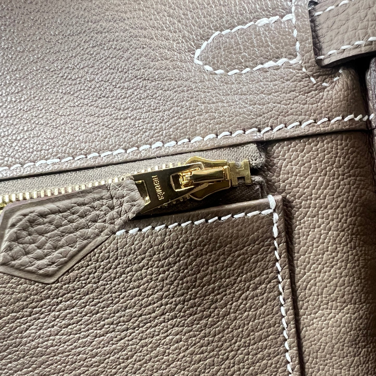 Birkin25 バーキン25 Etoupe エトープ GHW Mat ゴールド金具マット Stamp-K K刻