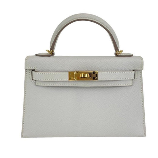 Mini kelly ミニケリー Gris perle グリペール  GHW ゴールド金具 Epsom エプソン Stamp-B B刻印