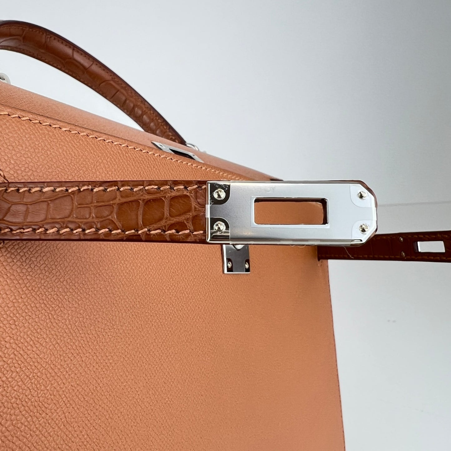 Kelly25 touch ケリー25 タッチ　Gold ゴールド　Madame/crocodile　PHW　SV金具　Stamp-K K刻