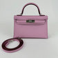 Mini kelly ミニケリー Mauve sylvestre モーヴシルベストル Epsom エプソン PHW シルバー金具 Stamp-B B刻印