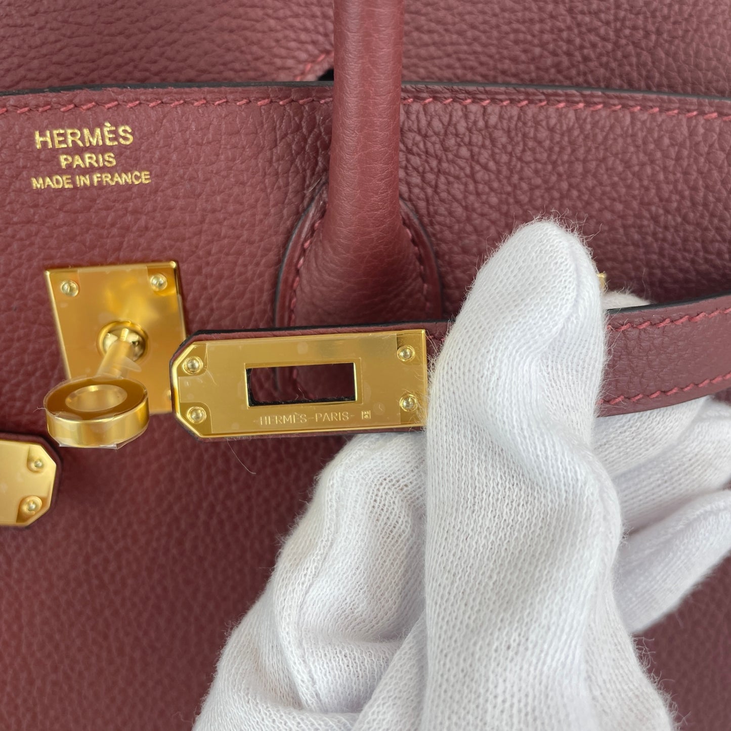 Birkin25 バーキン25 Rouge H ルージュアッシュ  GHW ゴールド金具 Togo トゴ Stamp-W W刻印