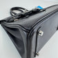 Birkin25 rock バーキン25ロック Black ブラック Veau Volupto ヴォーヴォリュプト PHW シルバー金具 Stamp-B B刻印