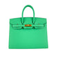 Birkin25 sellier バーキン25 セリエ Vert comic ヴェールコミック GHW ゴールド金具 W刻 Epsom エプソン