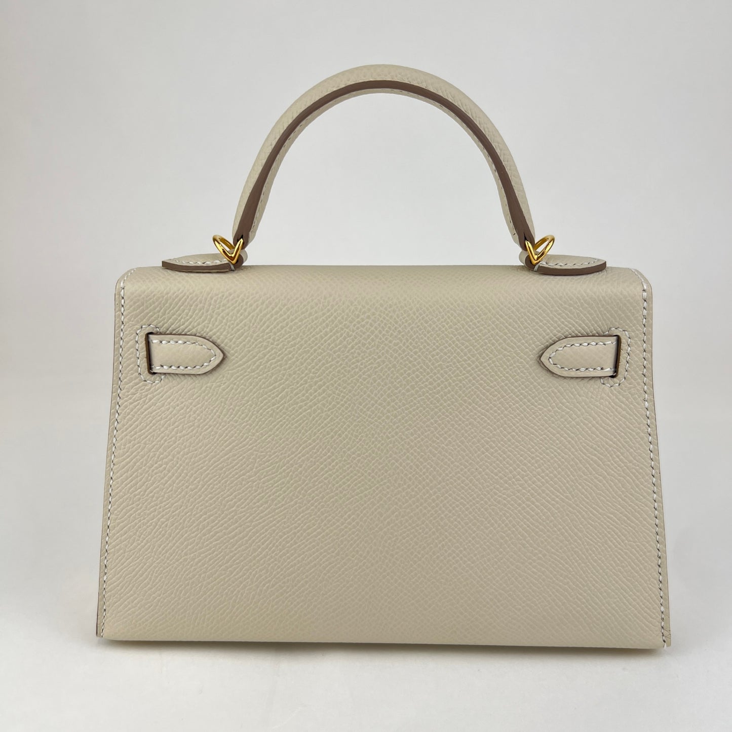 Mini kelly ミニケリー Craie クレ Epsom エプソン GHW ゴールド金具 Stamp-K K刻印