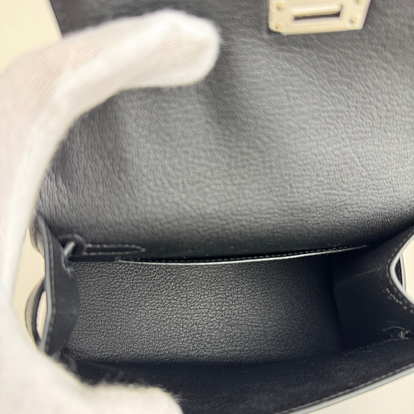 Kelly20 disrder ケリー20 無秩序 Black ブラック Epsom エプソン PHW シルバー金具 Stamp-W W刻印