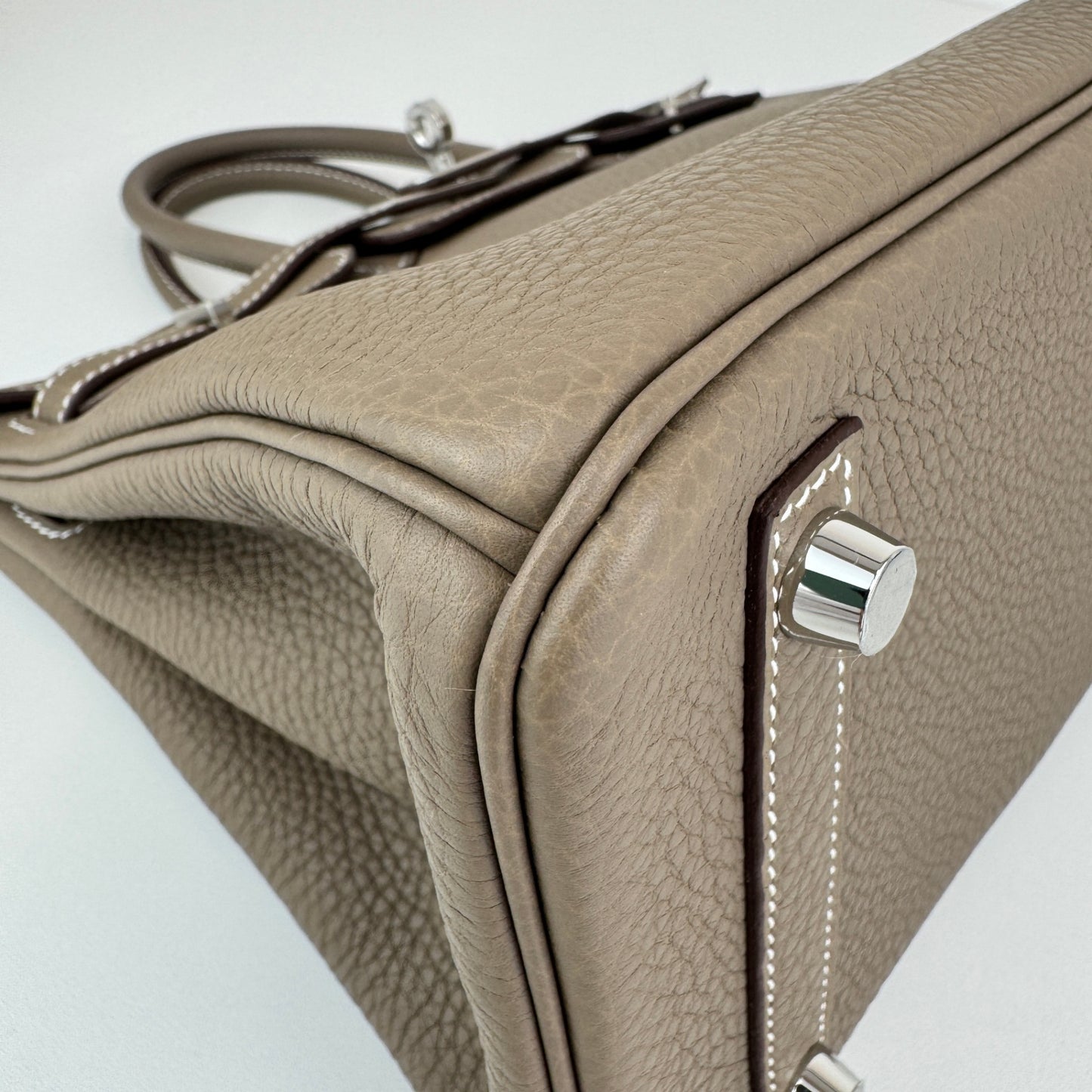 Birkin25 バーキン25 Etoupe エトープ Togo トゴ PHW シルバー金具 Stamp-W W刻印