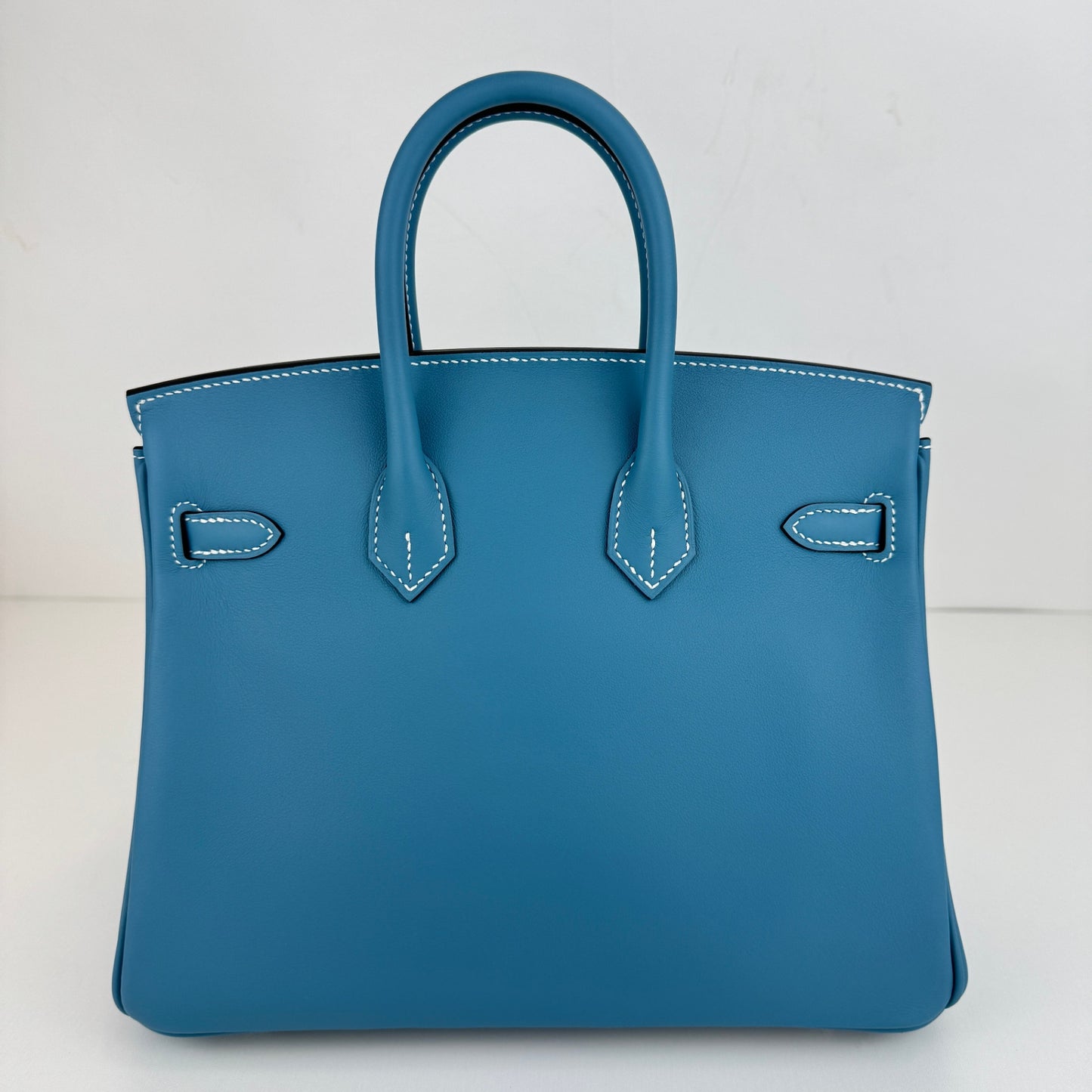 Birkin25 バーキン25 Blue jean ブルージーン　PHW シルバー金具　Stamp-K K刻