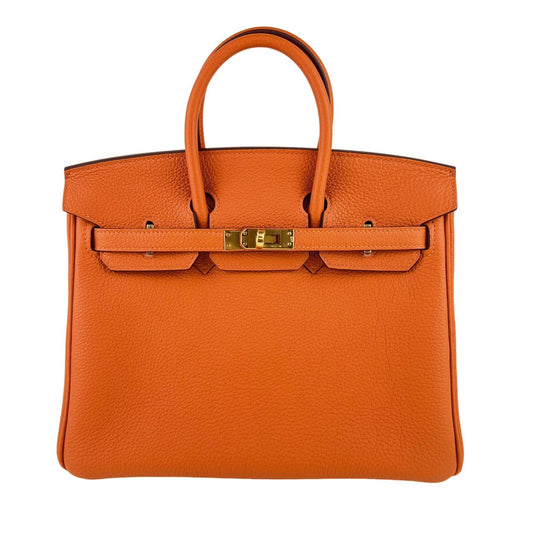 Birkin25 バーキン25 Orange オレンジ Togo トゴ GHW ゴールド金具 Stamp-W W刻印