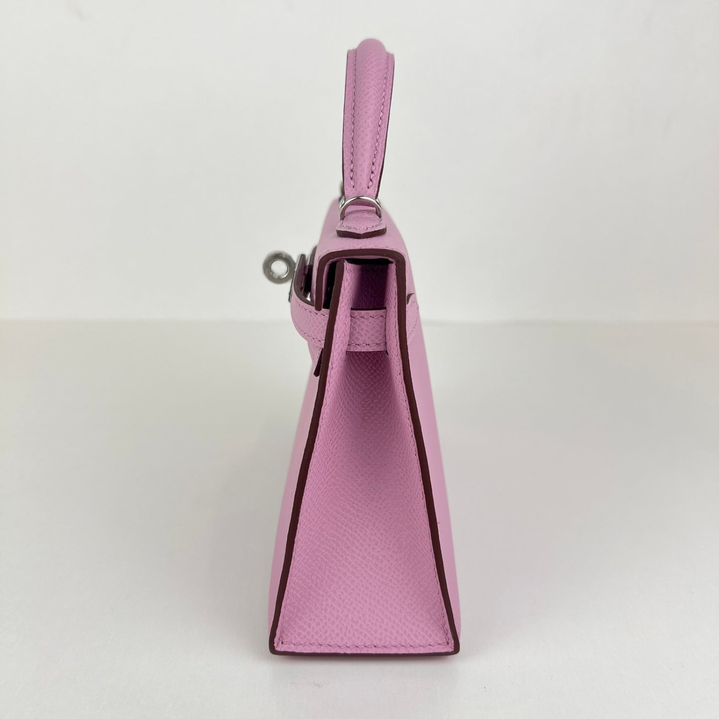 Mini kelly ミニケリー Mauve Sylvestre　モーヴシルベストル  PHW シルバー金具 Epsom エプソン Stamp-K K刻印