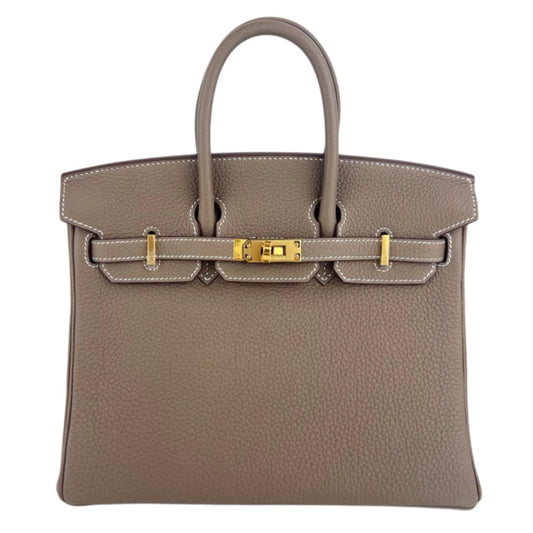 Birkin25 バーキン25　Etoupe エトープ Togo トゴ　GHW ゴールド金具　Stamp-K K刻印